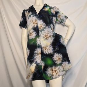 The Odell's | floral silk dress | Anthro |XS| EUC